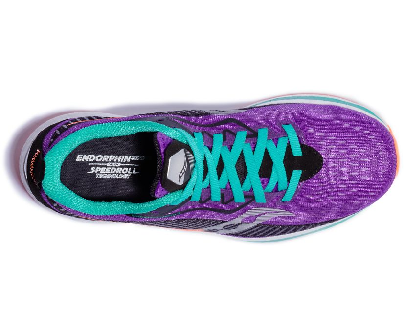 Női Saucony Endorphin Speed 2 Futócipő Lila Fekete Türkiz | HU 221AHK